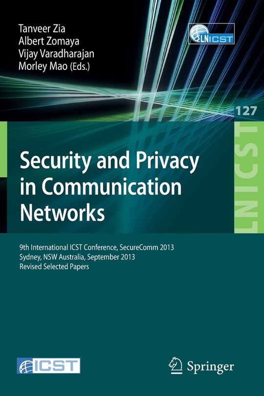 Couverture_Security and Privacy in Communication Networks