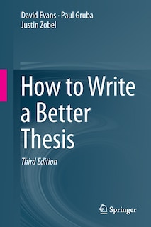 Front cover_How to Write a Better Thesis