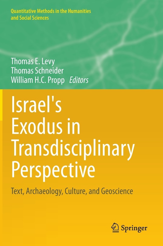 Couverture_Israel's Exodus in Transdisciplinary Perspective