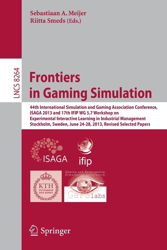 Front cover_Frontiers in Gaming Simulation