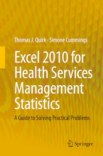 Front cover_Excel 2010 for Health Services Management Statistics