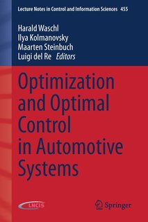 Couverture_Optimization and Optimal Control in Automotive Systems