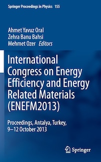 Couverture_International Congress on Energy Efficiency and Energy Related Materials (ENEFM2013)