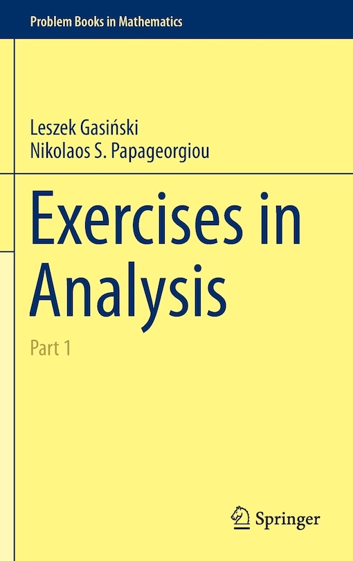 Front cover_Exercises in Analysis