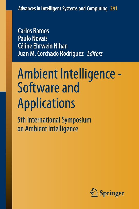 Front cover_Ambient Intelligence - Software and Applications