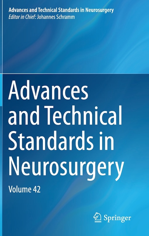 Couverture_Advances and Technical Standards in Neurosurgery
