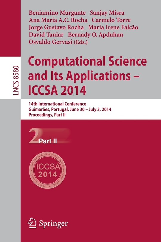 Couverture_Computational Science and Its Applications - ICCSA 2014