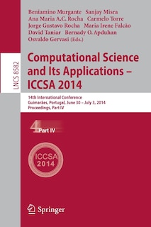 Front cover_Computational Science and Its Applications - ICCSA 2014