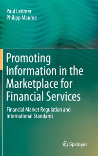 Couverture_Promoting Information In The Marketplace For Financial Services