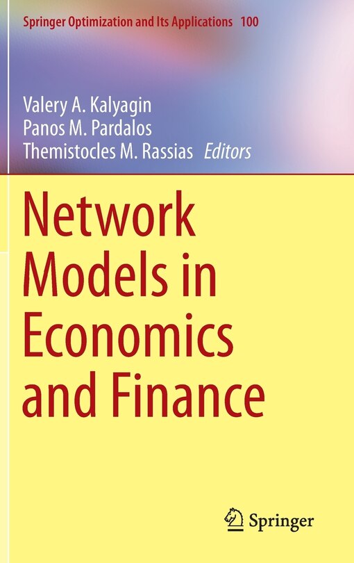 Front cover_Network Models in Economics and Finance
