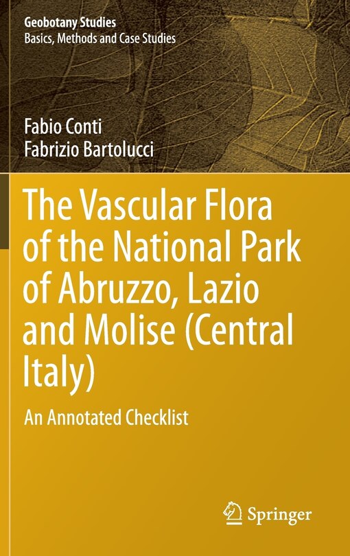 Front cover_The Vascular Flora of the National Park of Abruzzo, Lazio and Molise (Central Italy)