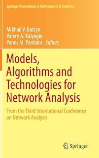 Front cover_Models, Algorithms and Technologies for Network Analysis