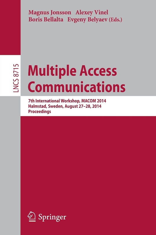Front cover_Multiple Access Communications