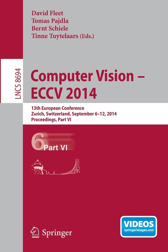 Front cover_Computer Vision - Eccv 2014