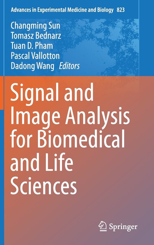 Couverture_Signal and Image Analysis for Biomedical and Life Sciences