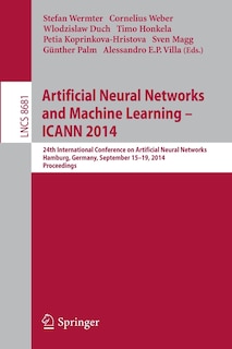 Front cover_Artificial Neural Networks and Machine Learning - ICANN 2014