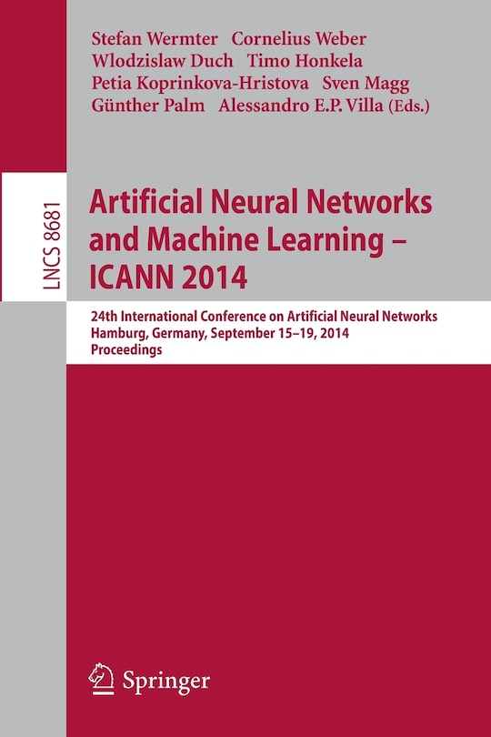 Front cover_Artificial Neural Networks and Machine Learning - ICANN 2014