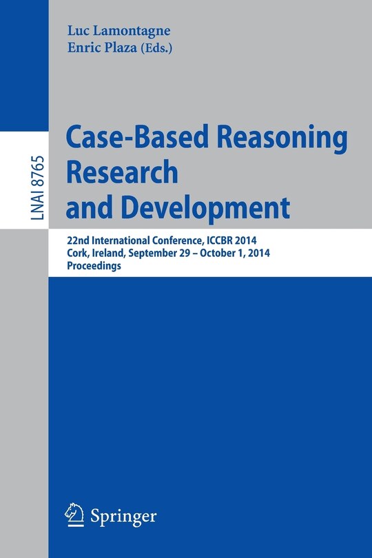 Front cover_Case-Based Reasoning Research and Development