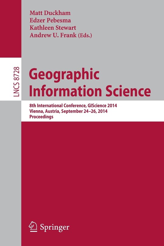 Couverture_Geographic Information Science
