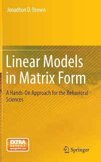 Couverture_Linear Models in Matrix Form