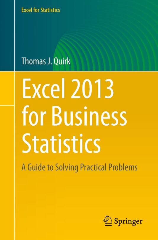 Front cover_Excel 2013 for Business Statistics
