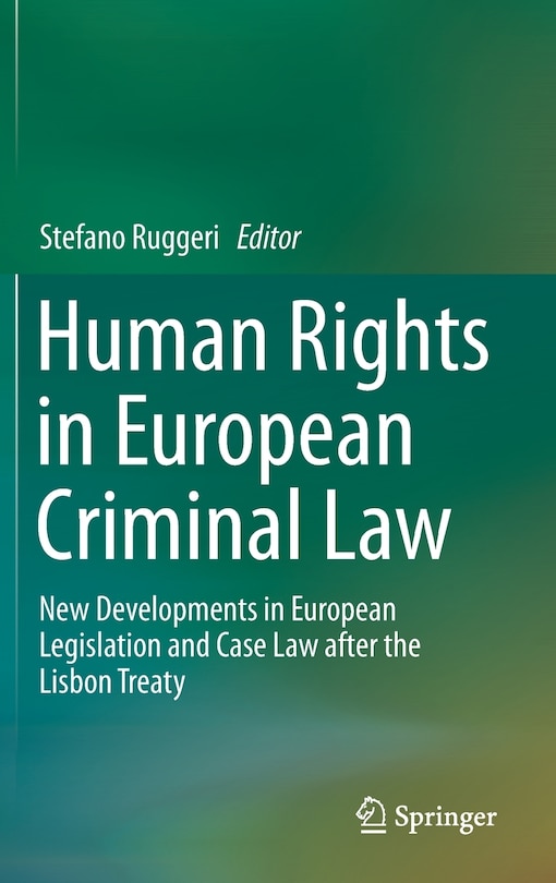 Front cover_Human Rights in European Criminal Law