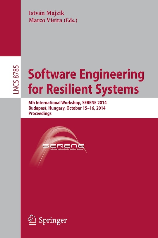 Front cover_Software Engineering for Resilient Systems