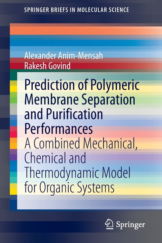 Front cover_Prediction of Polymeric Membrane Separation and Purification Performances