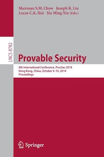 Front cover_Provable Security