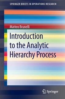 Front cover_Introduction to the Analytic Hierarchy Process