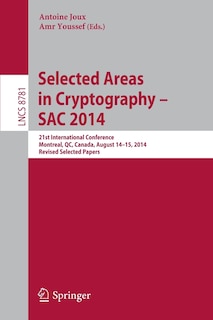 Couverture_Selected Areas In Cryptography - Sac 2014