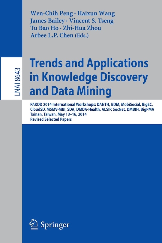 Front cover_Trends and Applications in Knowledge Discovery and Data Mining