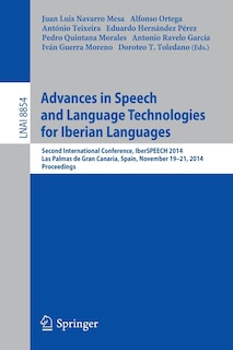 Front cover_Advances in Speech and Language Technologies for Iberian Languages