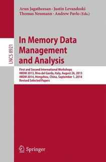 Front cover_In Memory Data Management and Analysis