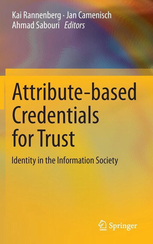 Front cover_Attribute-based Credentials for Trust