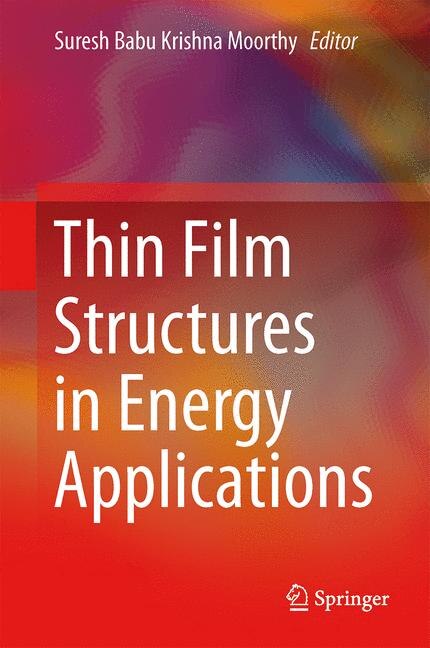 Couverture_Thin Film Structures in Energy Applications