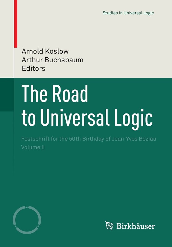 Front cover_The Road to Universal Logic