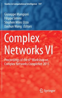 Front cover_Complex Networks VI