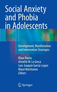 Front cover_Social Anxiety and Phobia in Adolescents