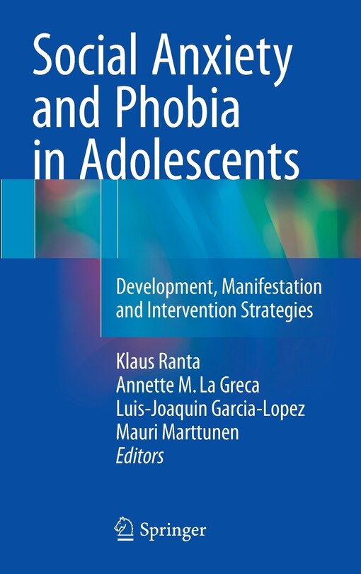 Front cover_Social Anxiety and Phobia in Adolescents