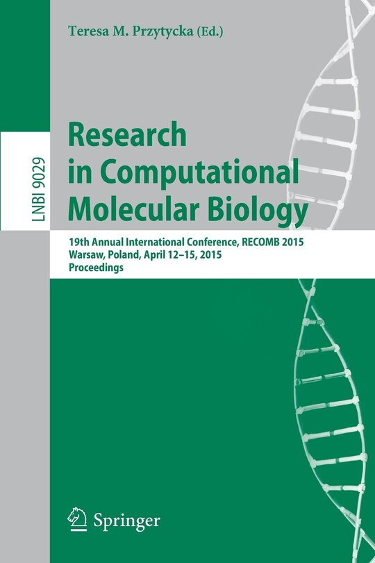 Front cover_Research in Computational Molecular Biology