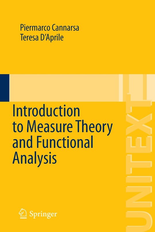 Couverture_Introduction to Measure Theory and Functional Analysis