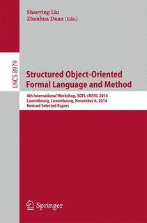 Front cover_Structured Object-Oriented Formal Language and Method
