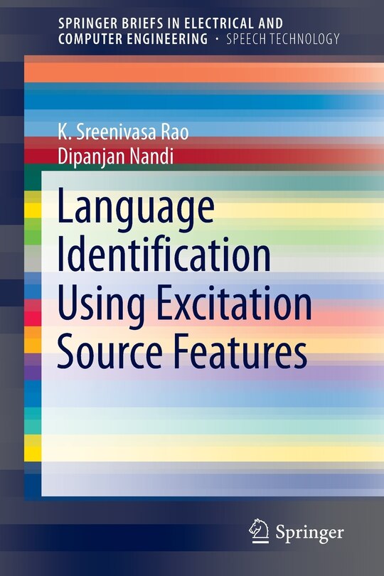 Front cover_Language Identification Using Excitation Source Features