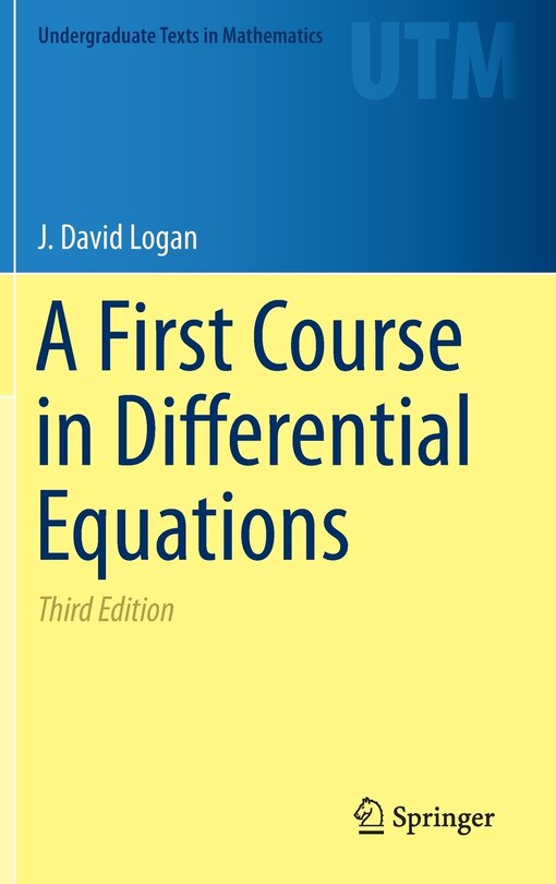 Couverture_A First Course in Differential Equations