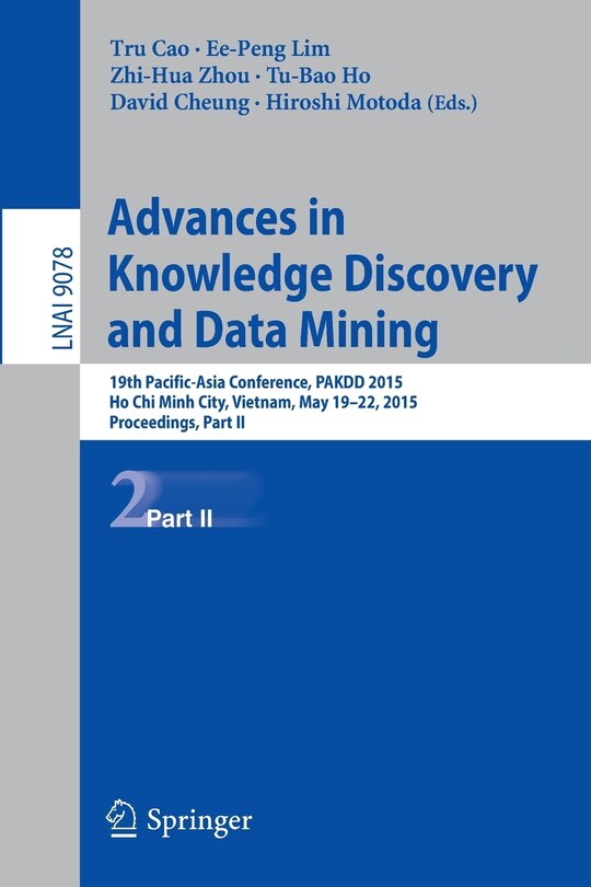 Front cover_Advances in Knowledge Discovery and Data Mining