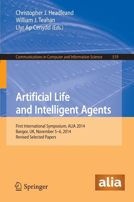 Front cover_Artificial Life and Intelligent Agents