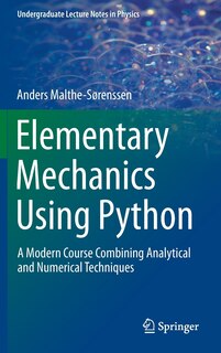Couverture_Elementary Mechanics Using Python