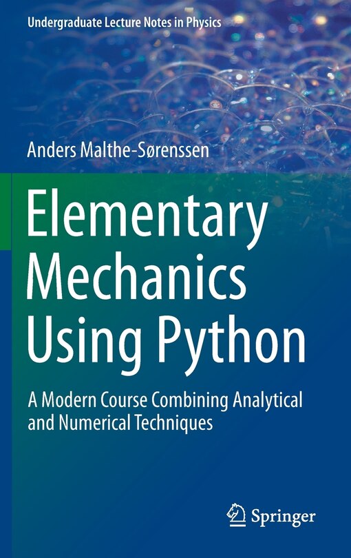 Couverture_Elementary Mechanics Using Python