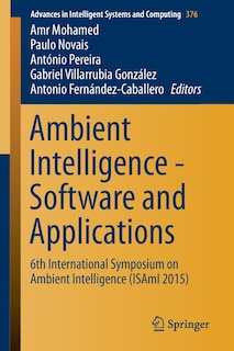 Couverture_Ambient Intelligence - Software And Applications